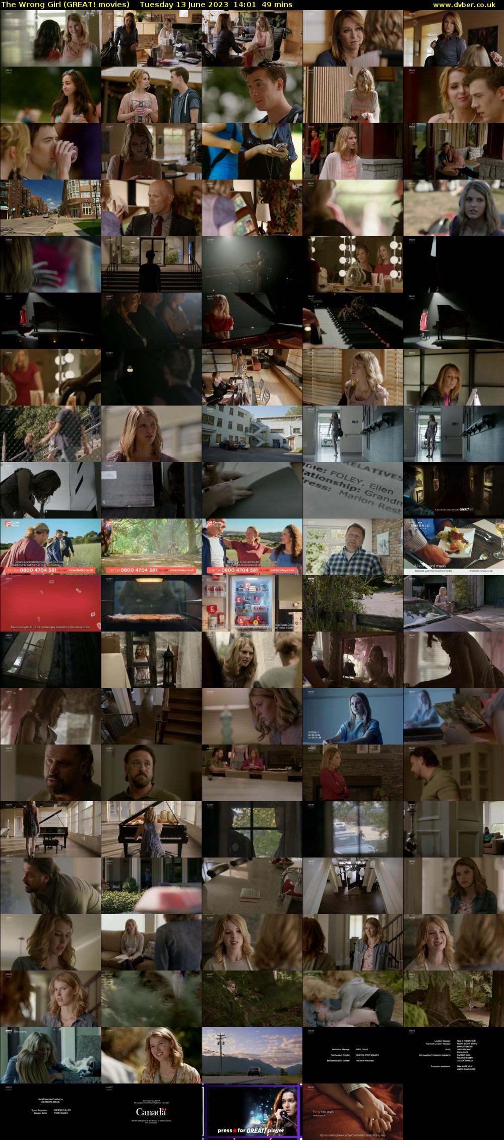 The Wrong Girl (GREAT! movies) Tuesday 13 June 2023 14:01 - 14:50