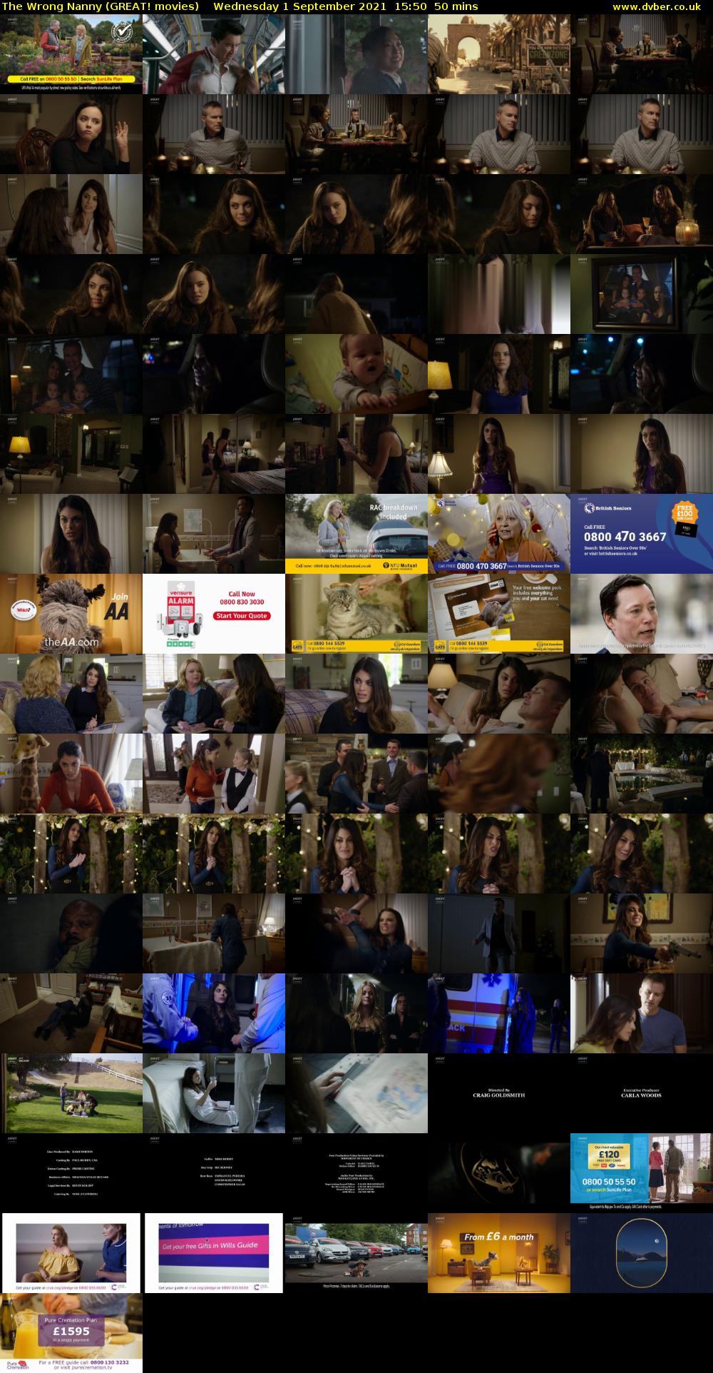 The Wrong Nanny (GREAT! movies) Wednesday 1 September 2021 15:50 - 16:40
