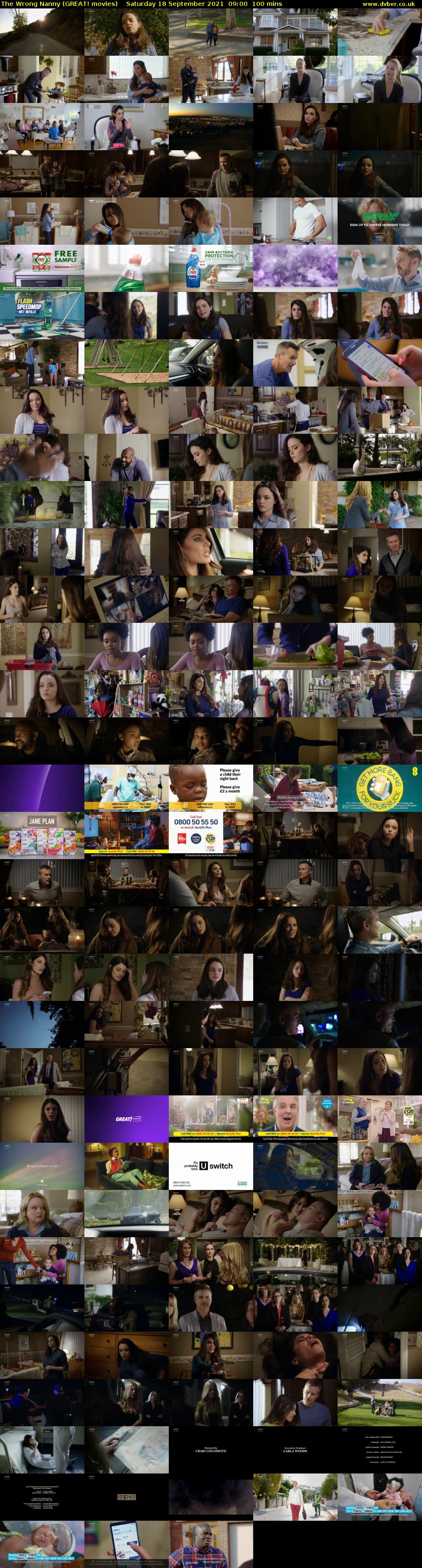 The Wrong Nanny (GREAT! movies) Saturday 18 September 2021 09:00 - 10:40