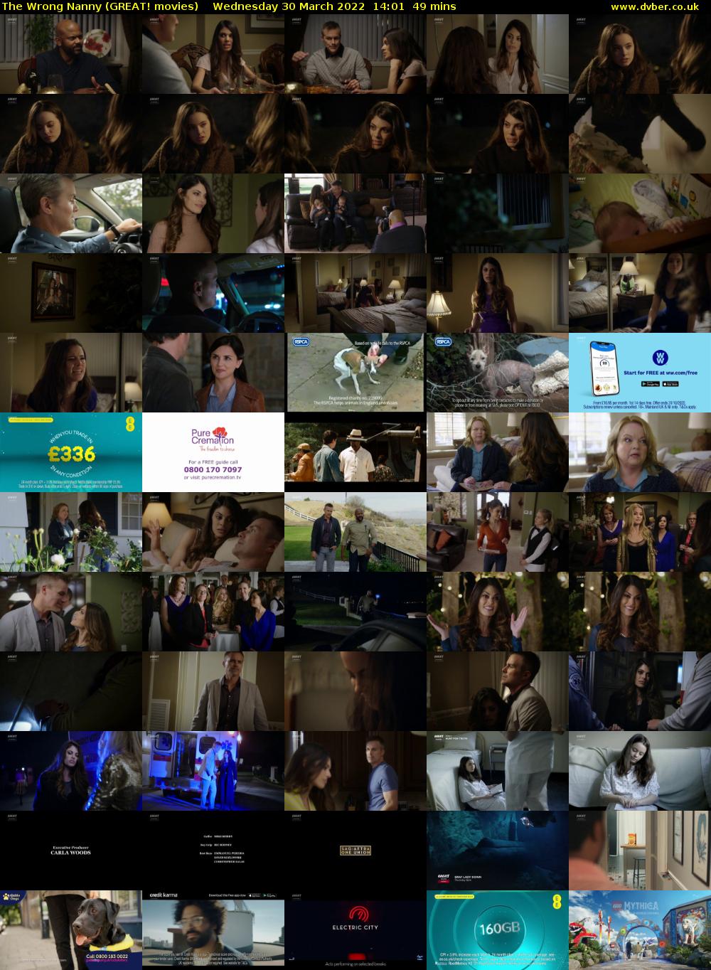 The Wrong Nanny (GREAT! movies) Wednesday 30 March 2022 14:01 - 14:50