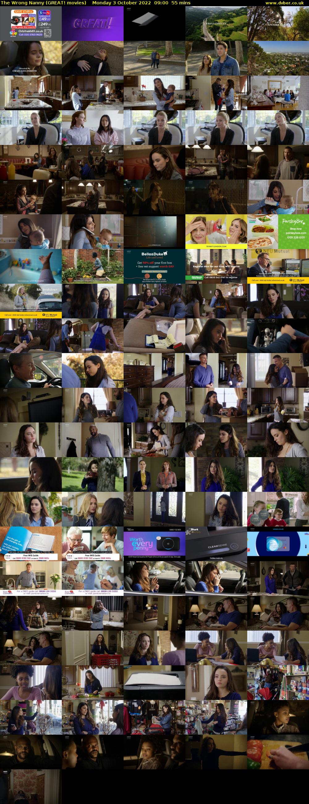 The Wrong Nanny (GREAT! movies) Monday 3 October 2022 09:00 - 09:55