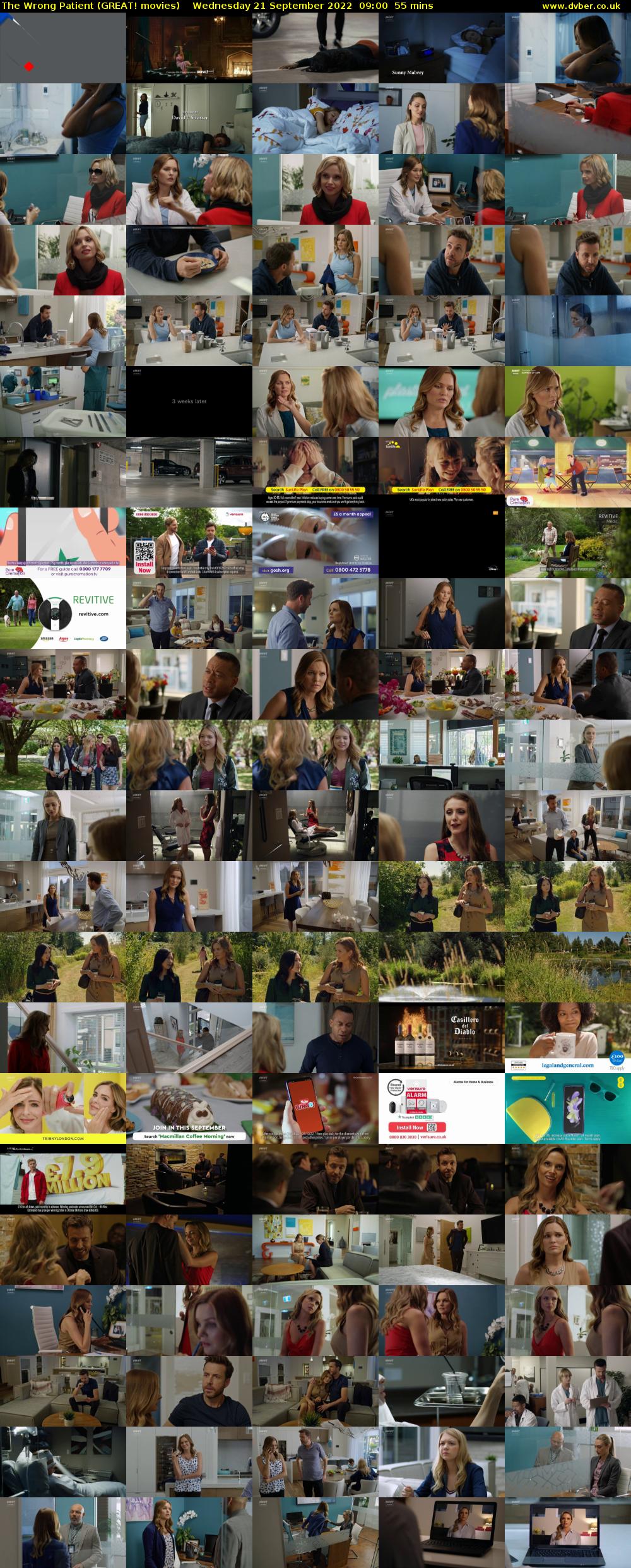 The Wrong Patient (GREAT! movies) Wednesday 21 September 2022 09:00 - 09:55