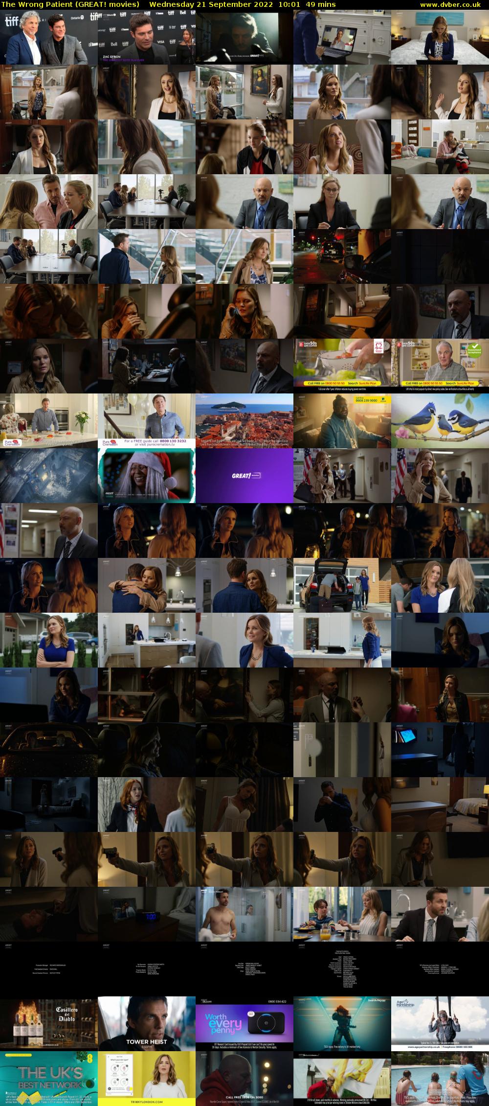 The Wrong Patient (GREAT! movies) Wednesday 21 September 2022 10:01 - 10:50