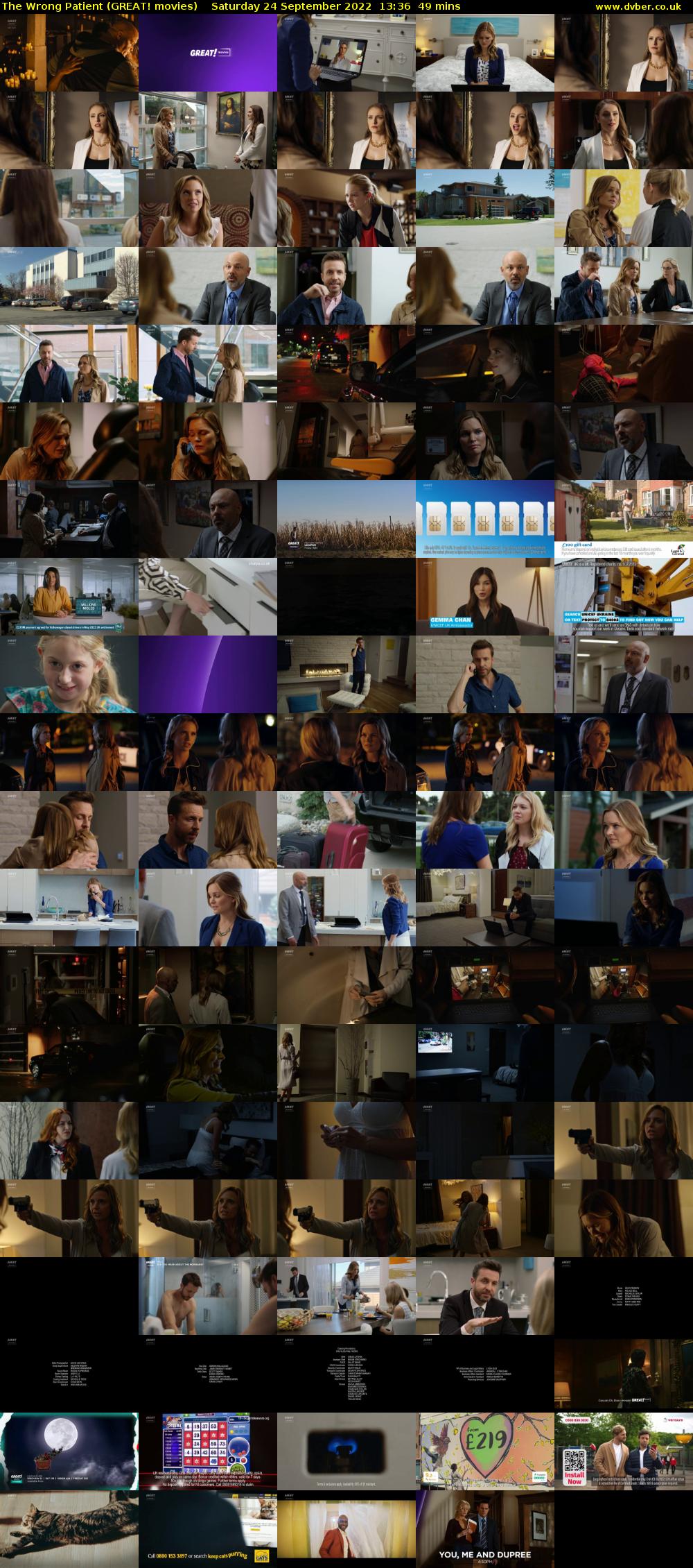 The Wrong Patient (GREAT! movies) Saturday 24 September 2022 13:36 - 14:25