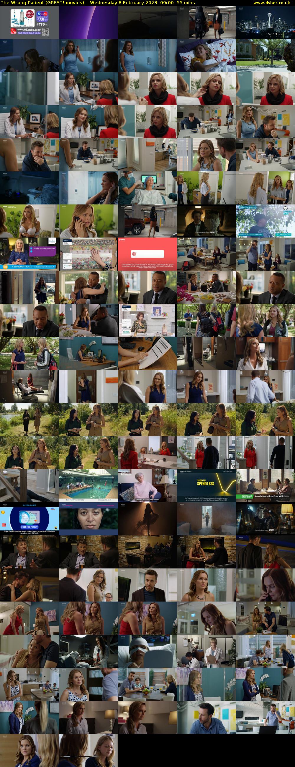 The Wrong Patient (GREAT! movies) Wednesday 8 February 2023 09:00 - 09:55