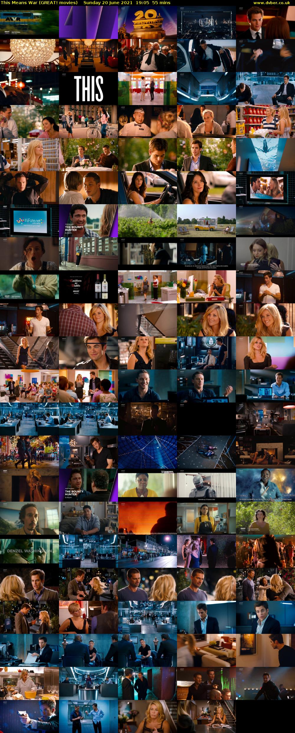 This Means War (GREAT! movies) Sunday 20 June 2021 19:05 - 20:00