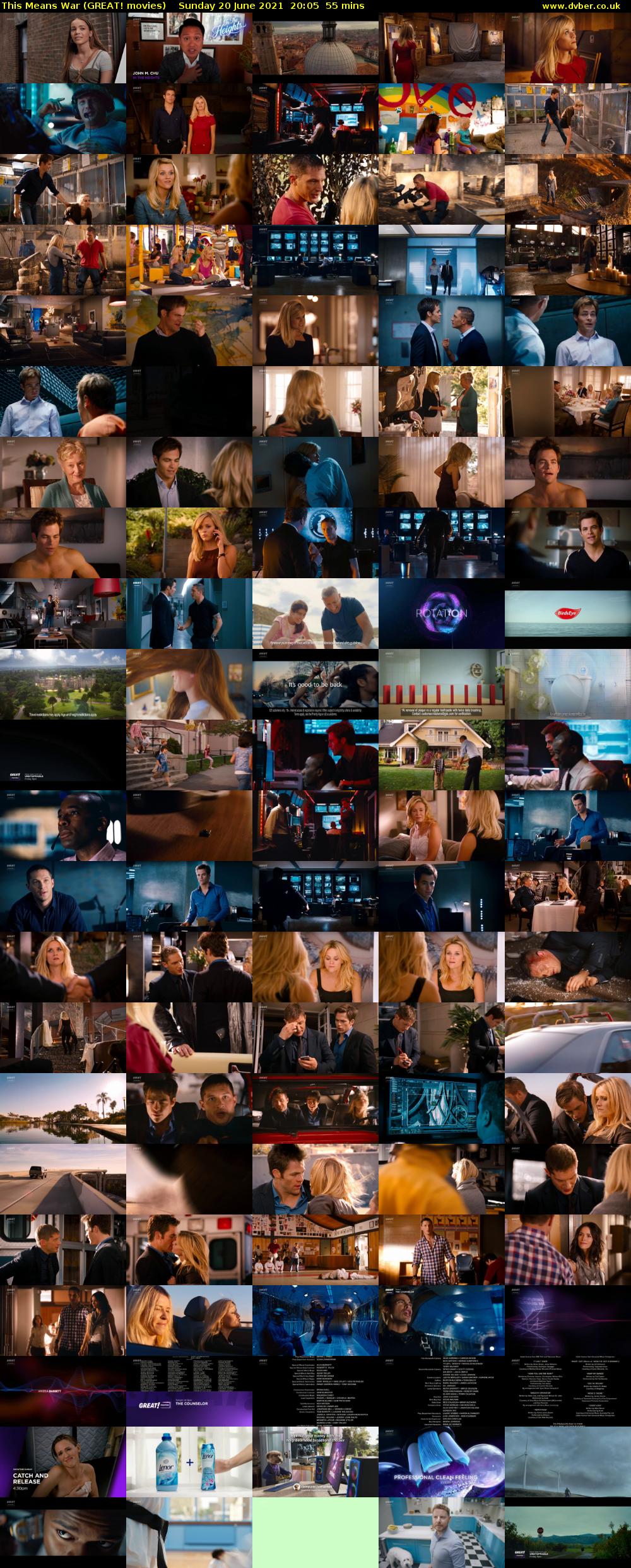This Means War (GREAT! movies) Sunday 20 June 2021 20:05 - 21:00