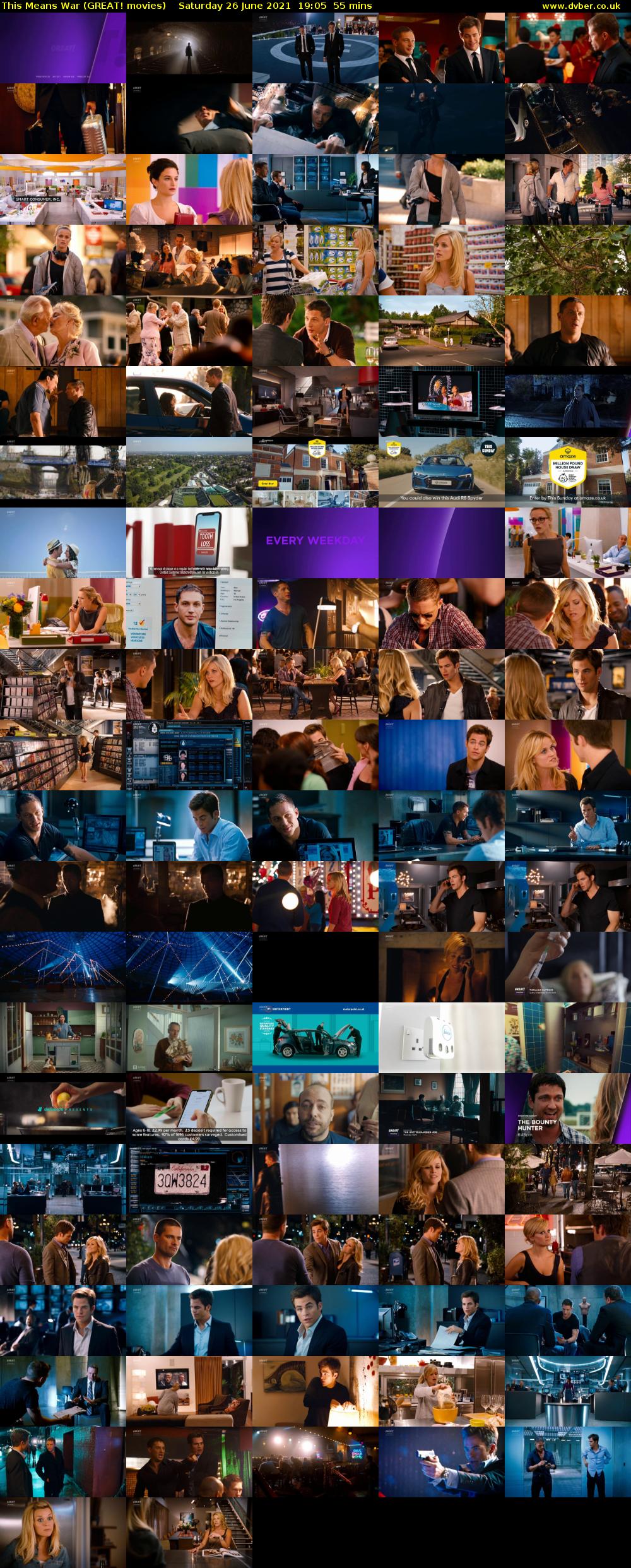 This Means War (GREAT! movies) Saturday 26 June 2021 19:05 - 20:00
