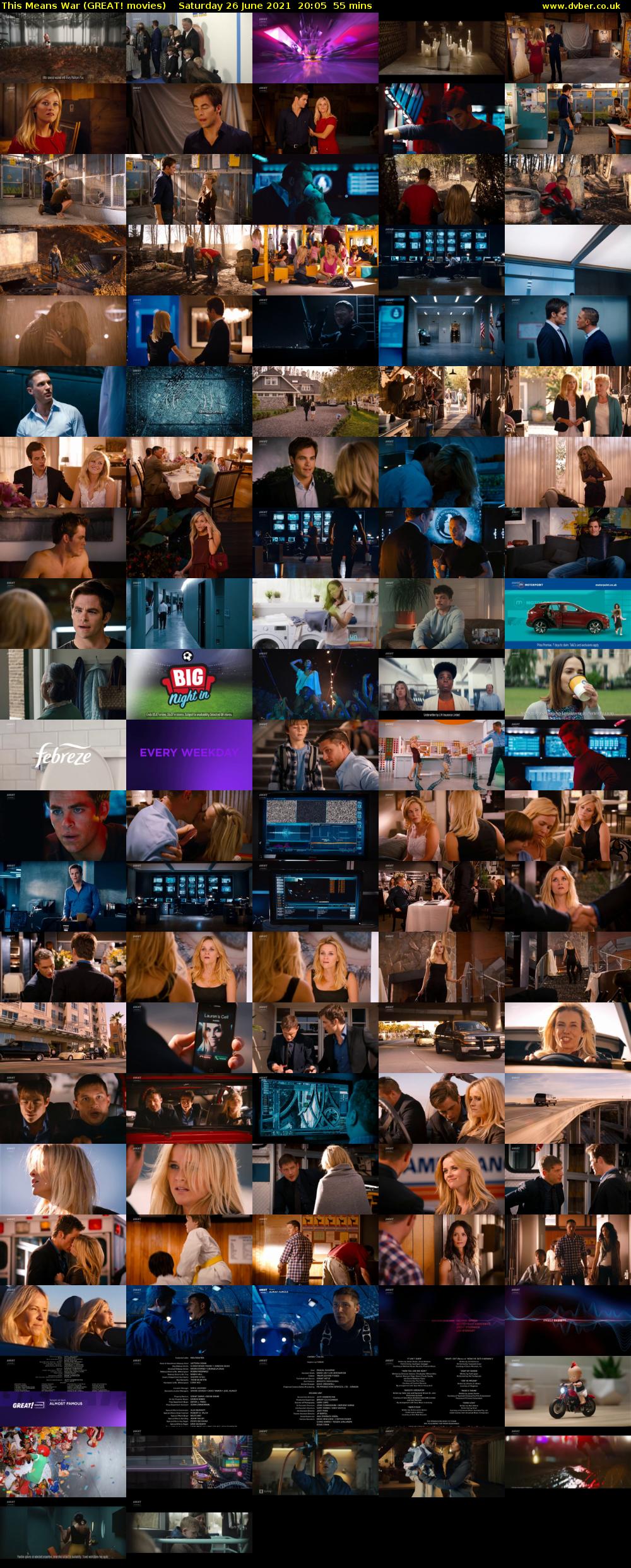This Means War (GREAT! movies) Saturday 26 June 2021 20:05 - 21:00