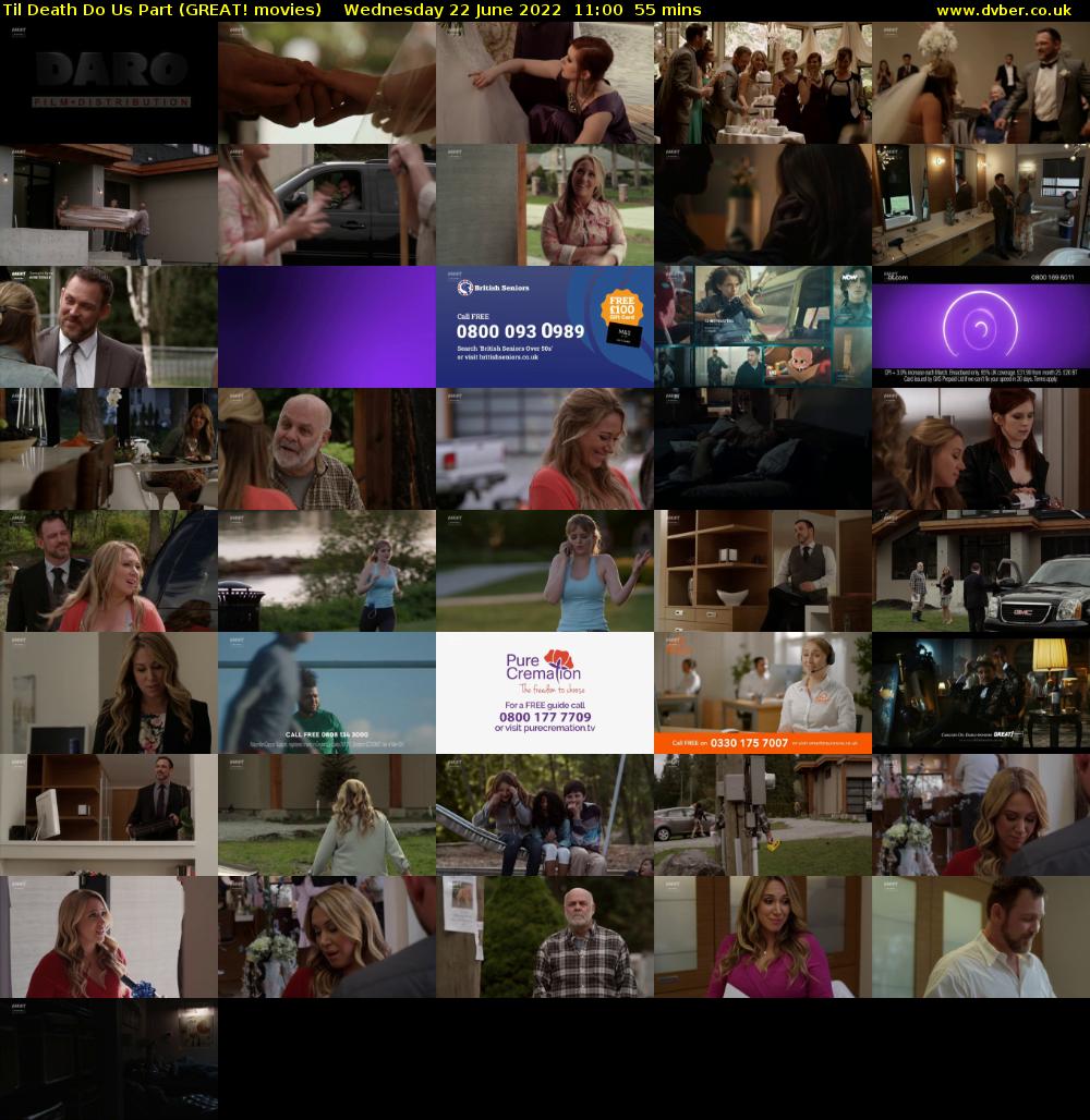 Til Death Do Us Part (GREAT! movies) Wednesday 22 June 2022 11:00 - 11:55