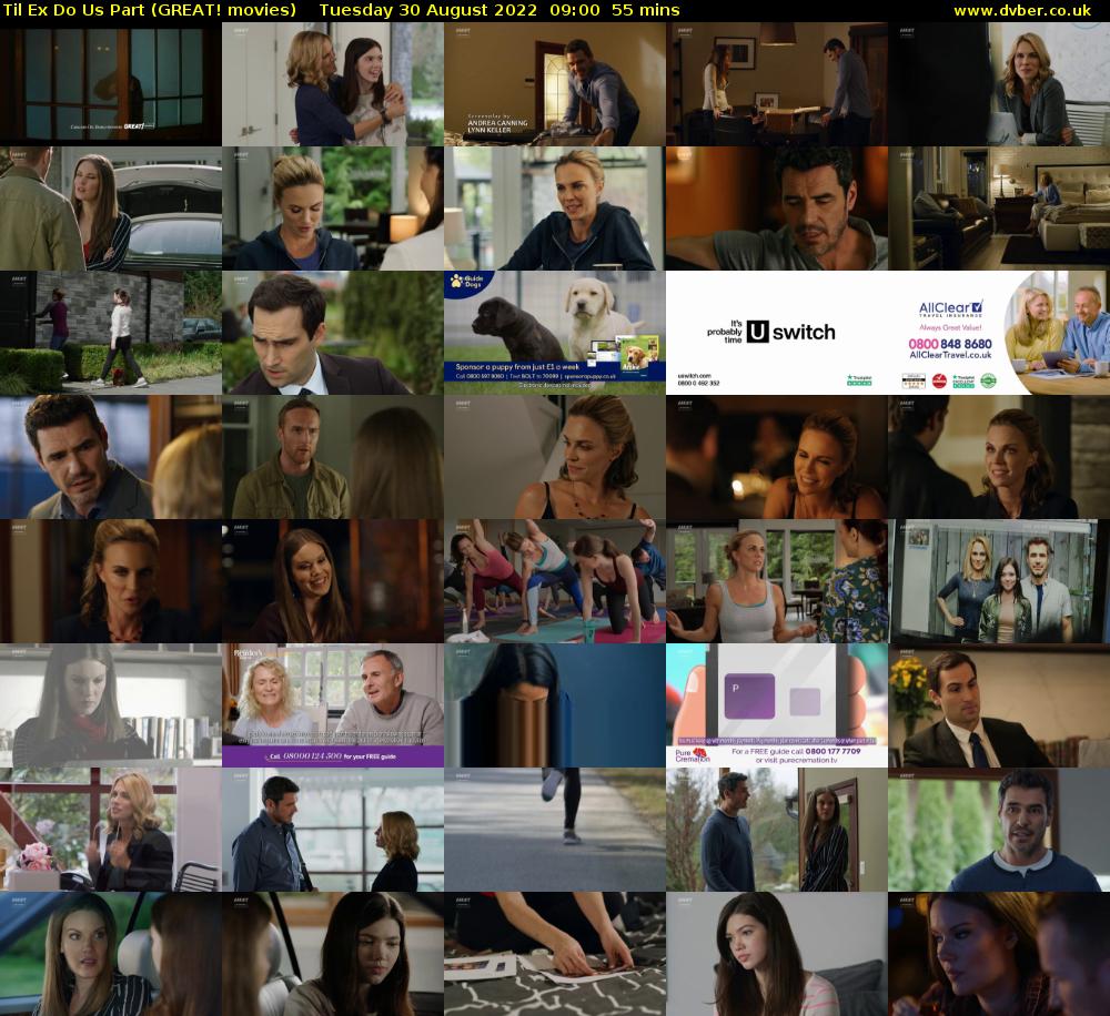 Til Ex Do Us Part (GREAT! movies) Tuesday 30 August 2022 09:00 - 09:55