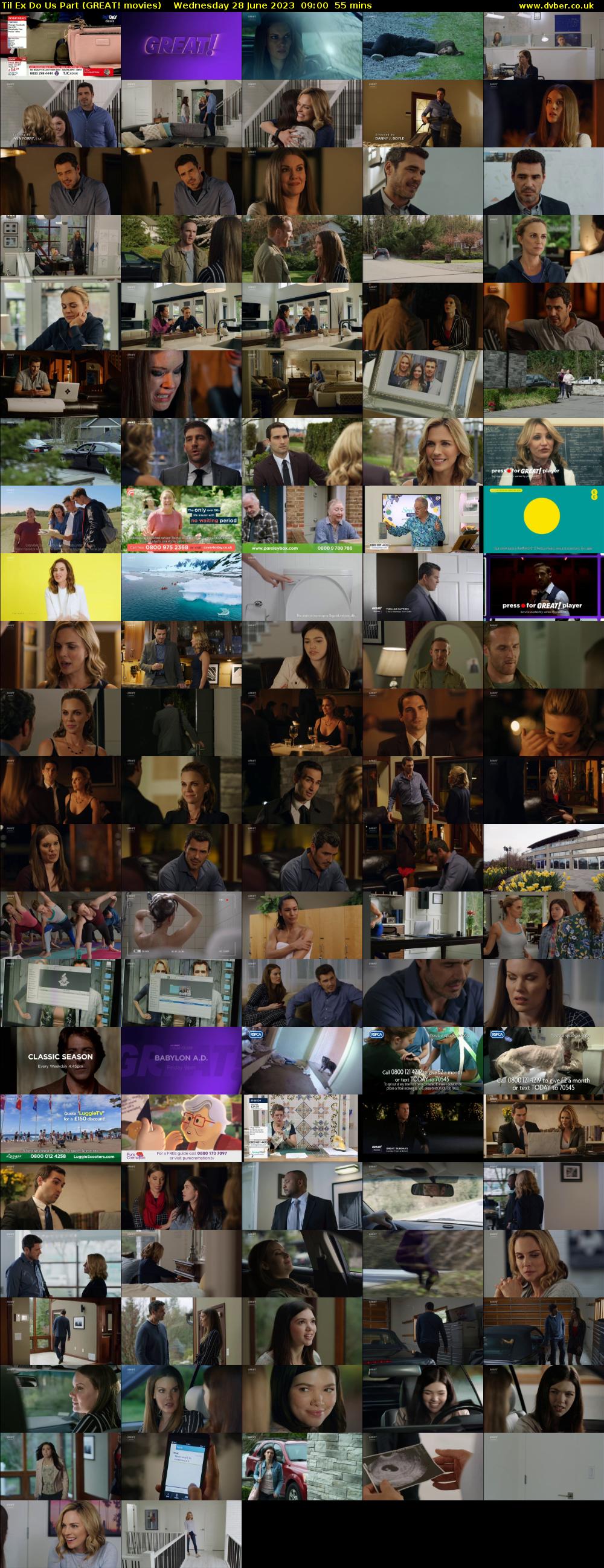 Til Ex Do Us Part (GREAT! movies) Wednesday 28 June 2023 09:00 - 09:55