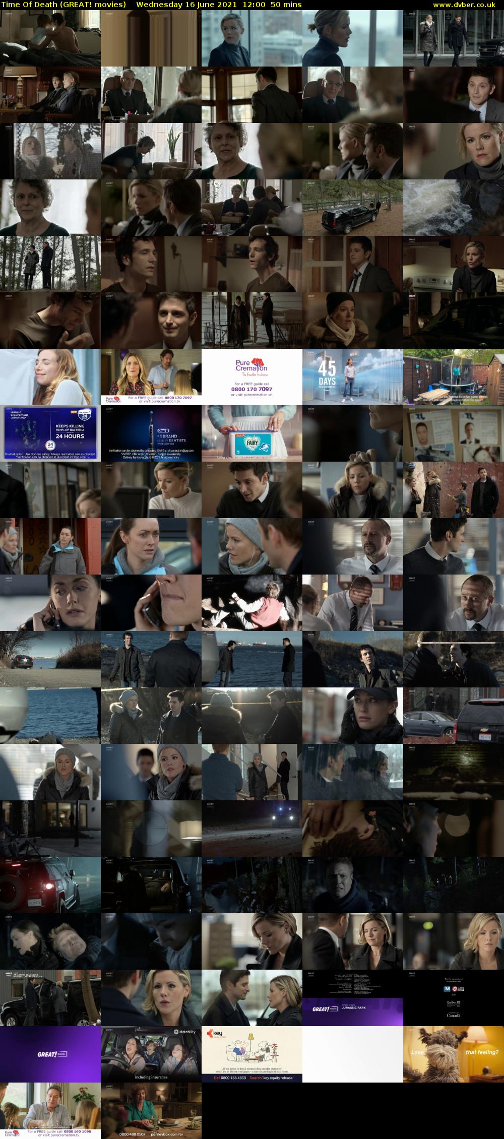 Time Of Death (GREAT! movies) Wednesday 16 June 2021 12:00 - 12:50