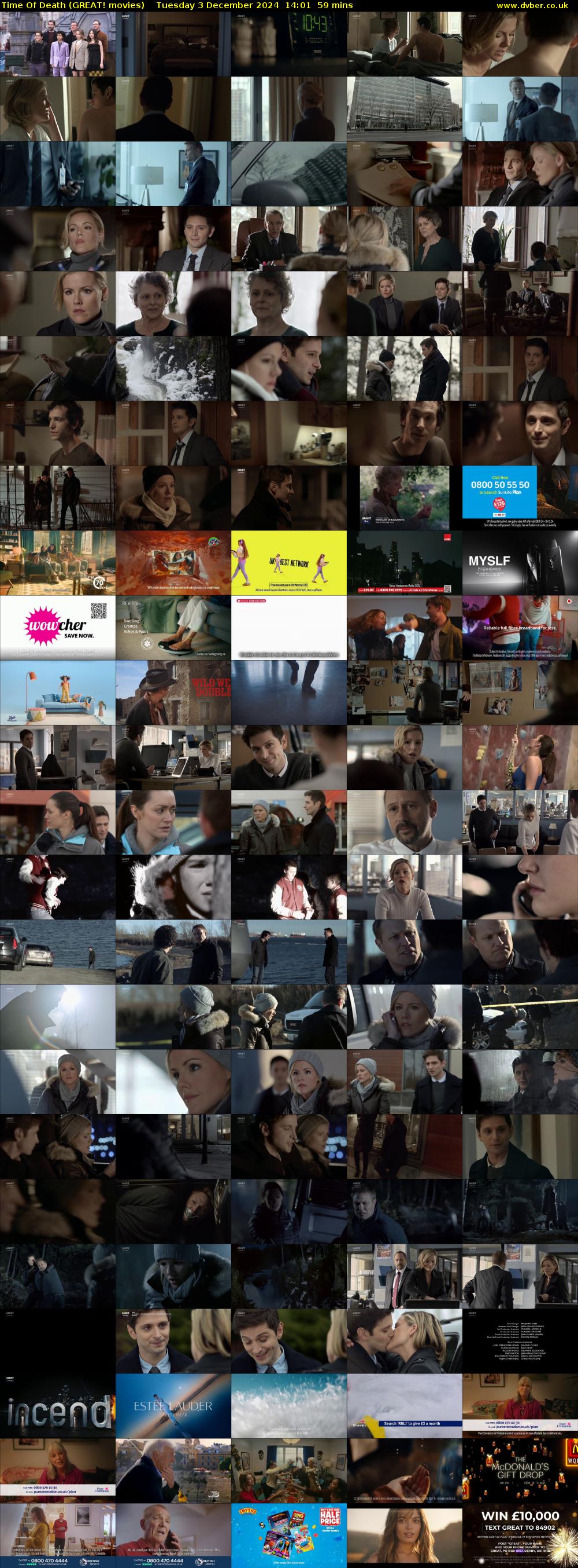 Time Of Death (GREAT! movies) Tuesday 3 December 2024 14:01 - 15:00