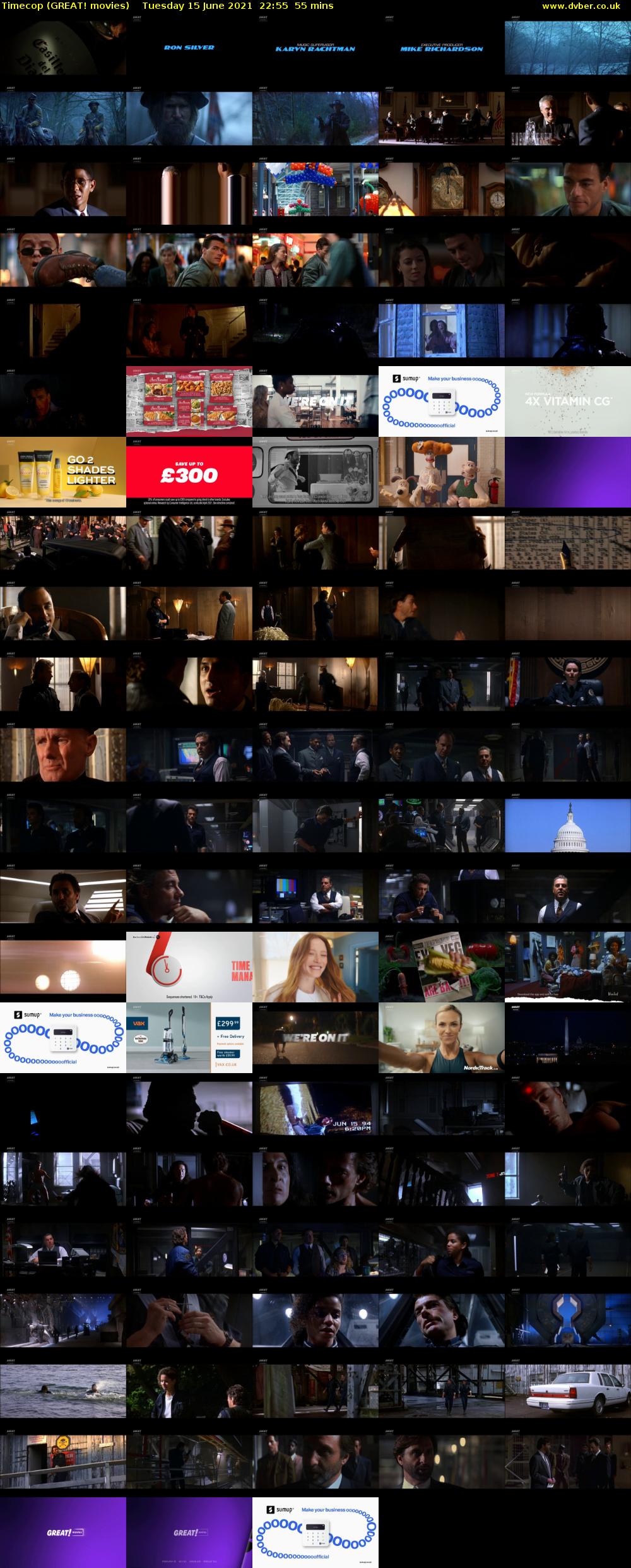 Timecop (GREAT! movies) Tuesday 15 June 2021 22:55 - 23:50