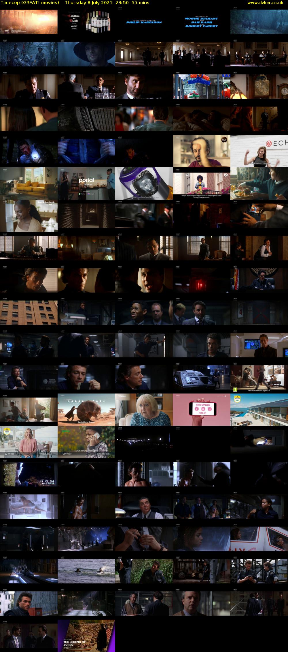 Timecop (GREAT! movies) Thursday 8 July 2021 23:50 - 00:45