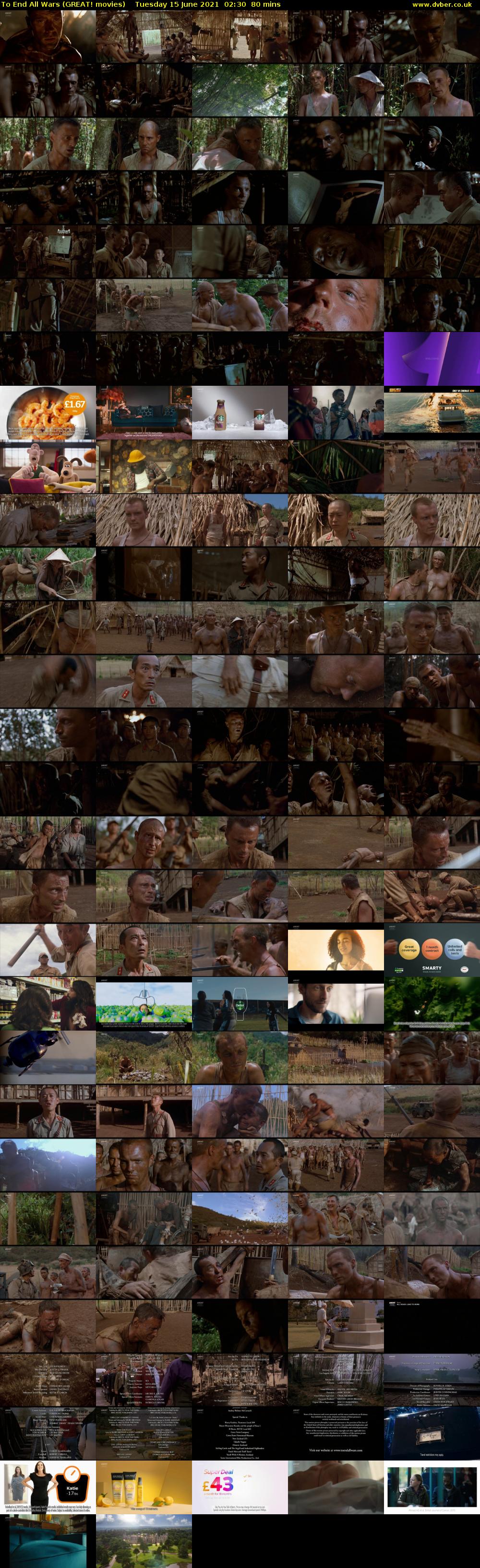To End All Wars (GREAT! movies) Tuesday 15 June 2021 02:30 - 03:50