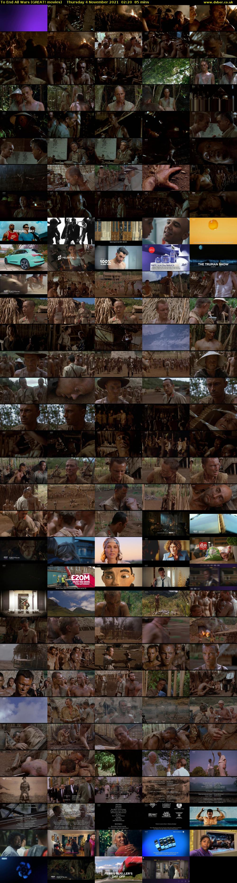 To End All Wars (GREAT! movies) Thursday 4 November 2021 02:20 - 03:45