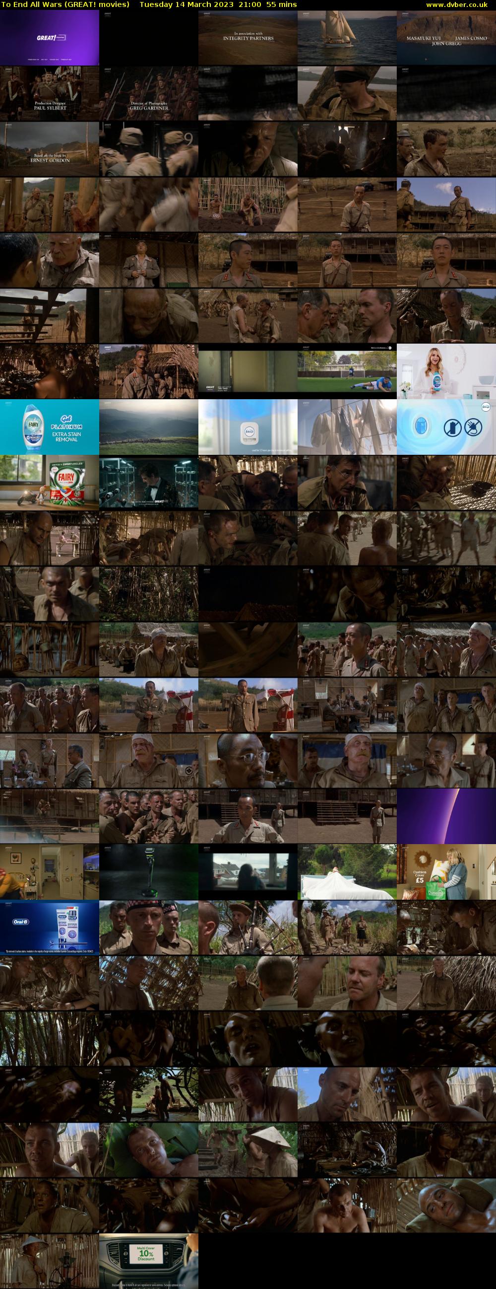 To End All Wars (GREAT! movies) Tuesday 14 March 2023 21:00 - 21:55