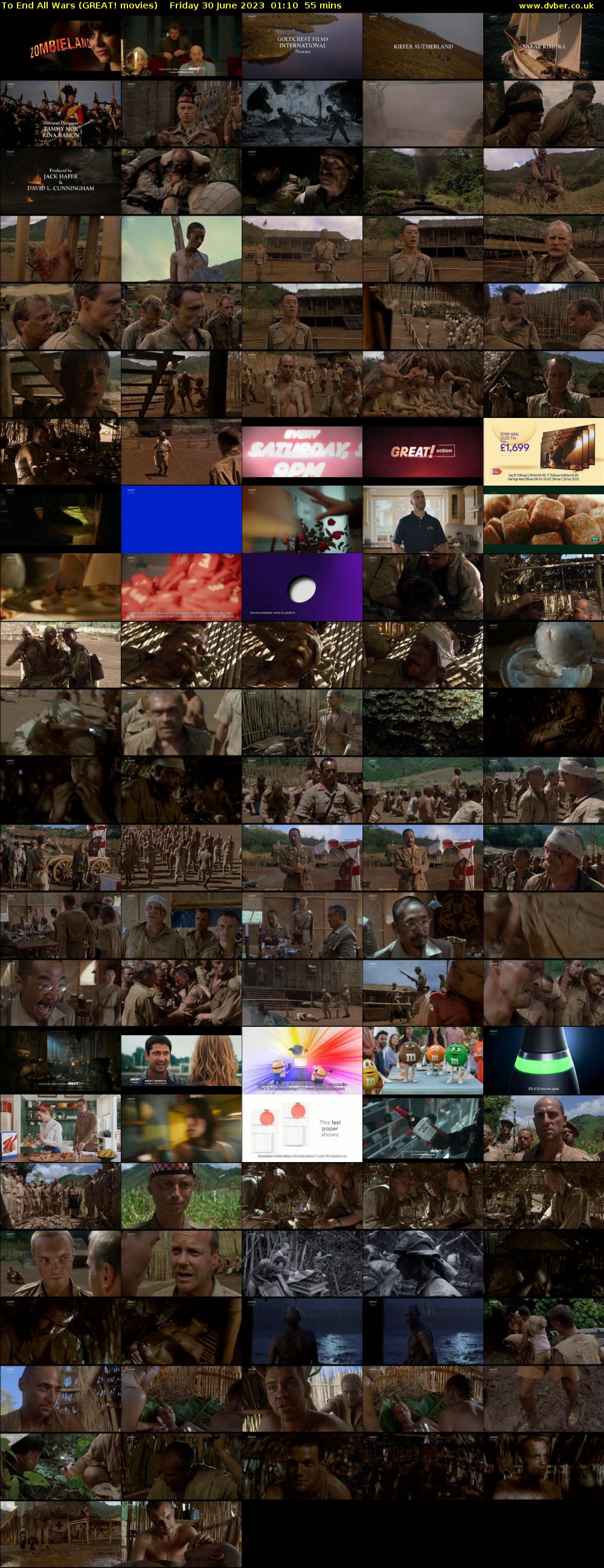 To End All Wars (GREAT! movies) Friday 30 June 2023 01:10 - 02:05