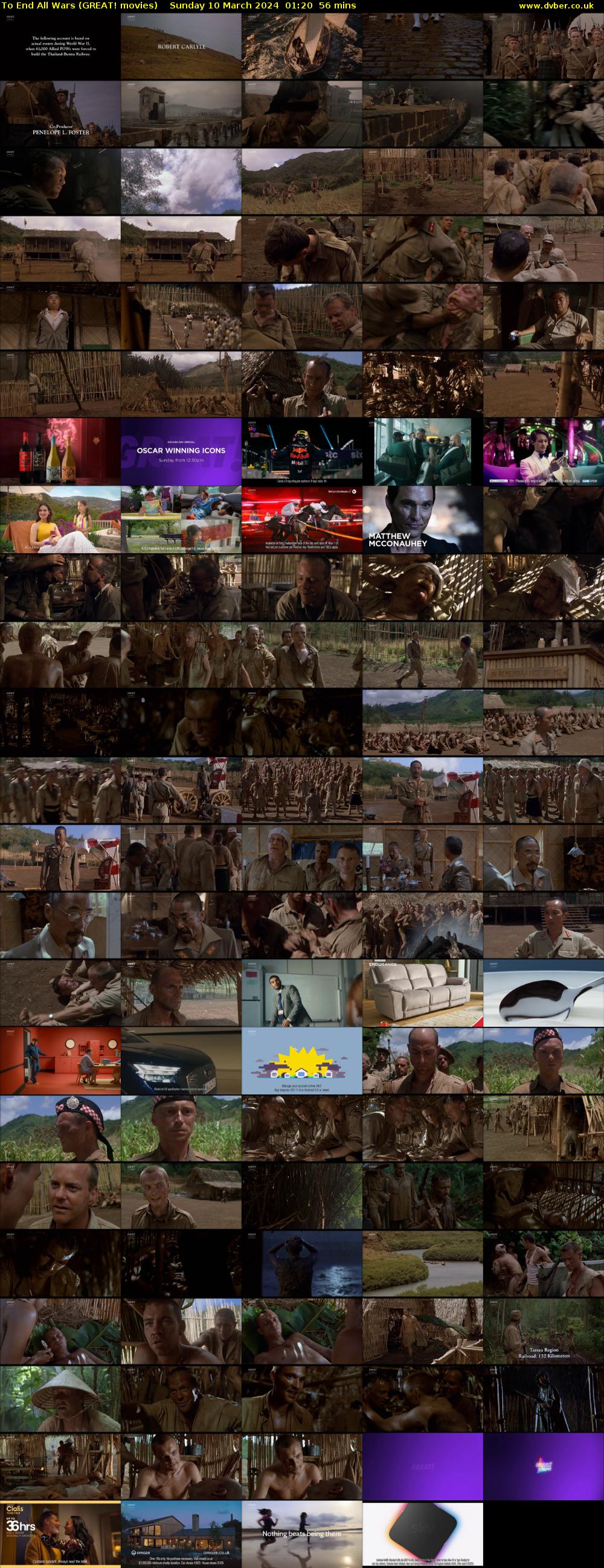 To End All Wars (GREAT! movies) Sunday 10 March 2024 01:20 - 02:16