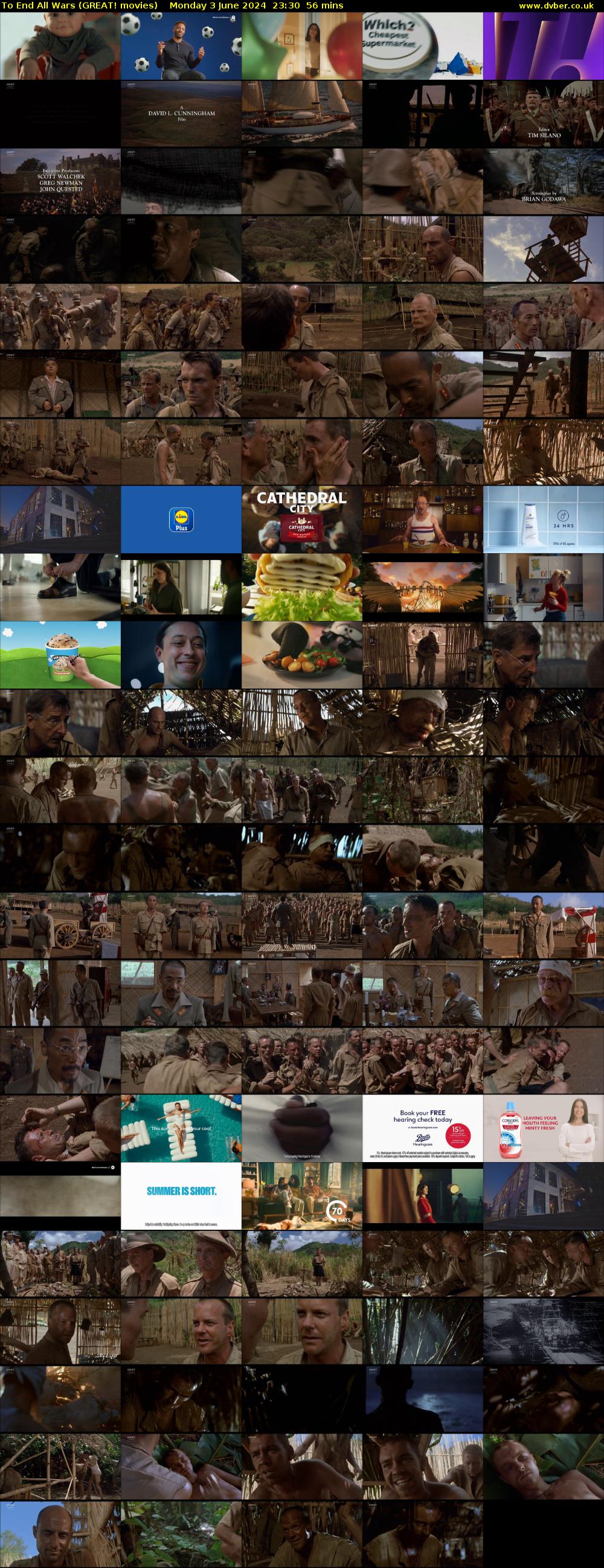 To End All Wars (GREAT! movies) Monday 3 June 2024 23:30 - 00:26