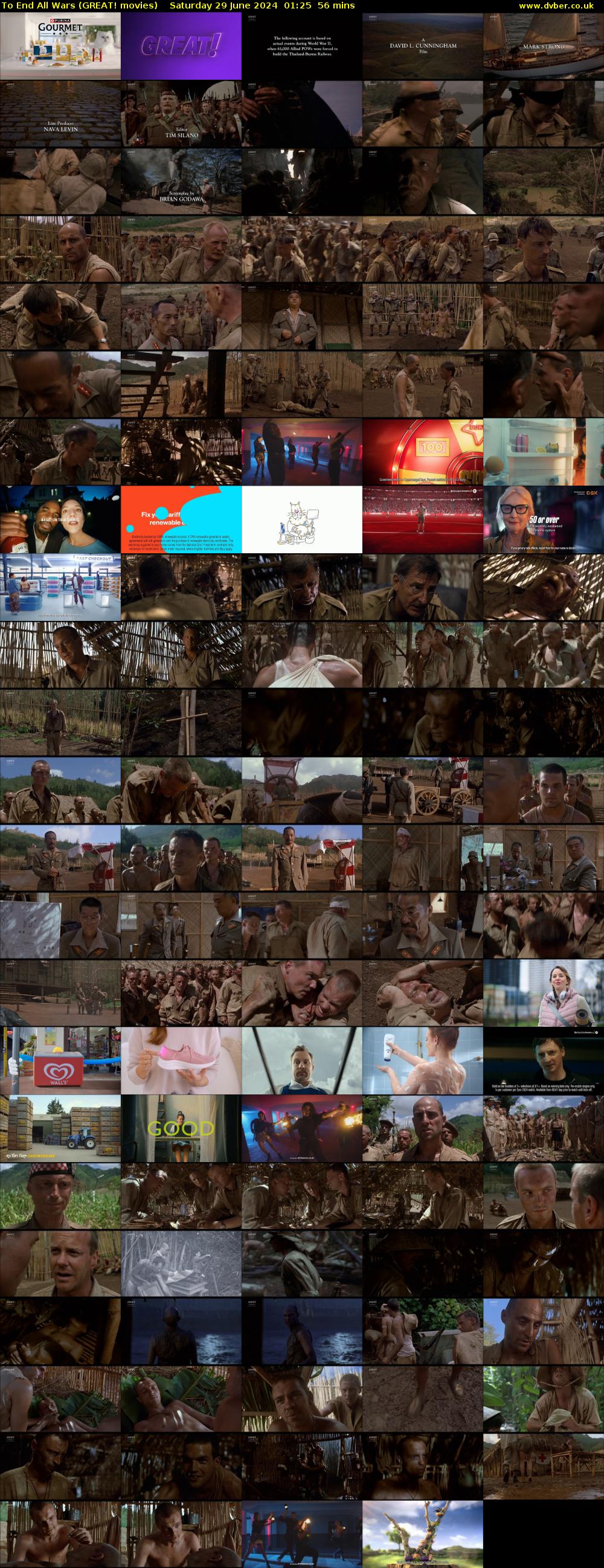 To End All Wars (GREAT! movies) Saturday 29 June 2024 01:25 - 02:21