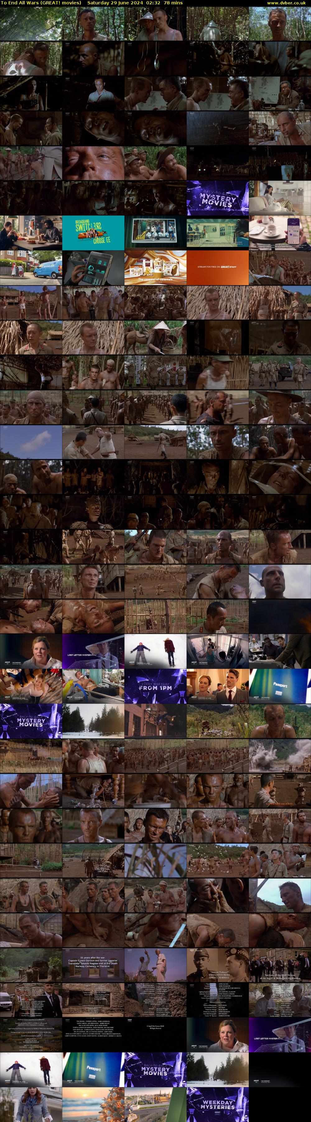 To End All Wars (GREAT! movies) Saturday 29 June 2024 02:32 - 03:50