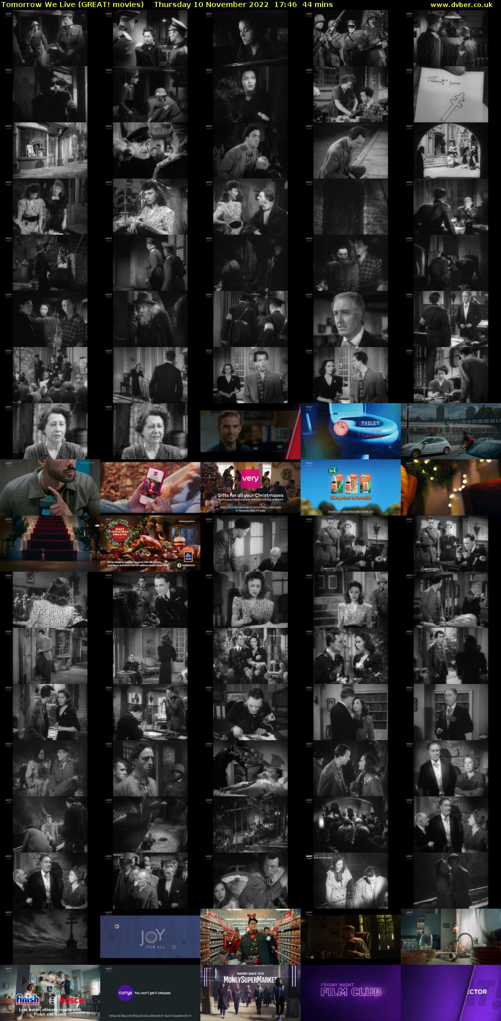 Tomorrow We Live (GREAT! movies) Thursday 10 November 2022 17:46 - 18:30