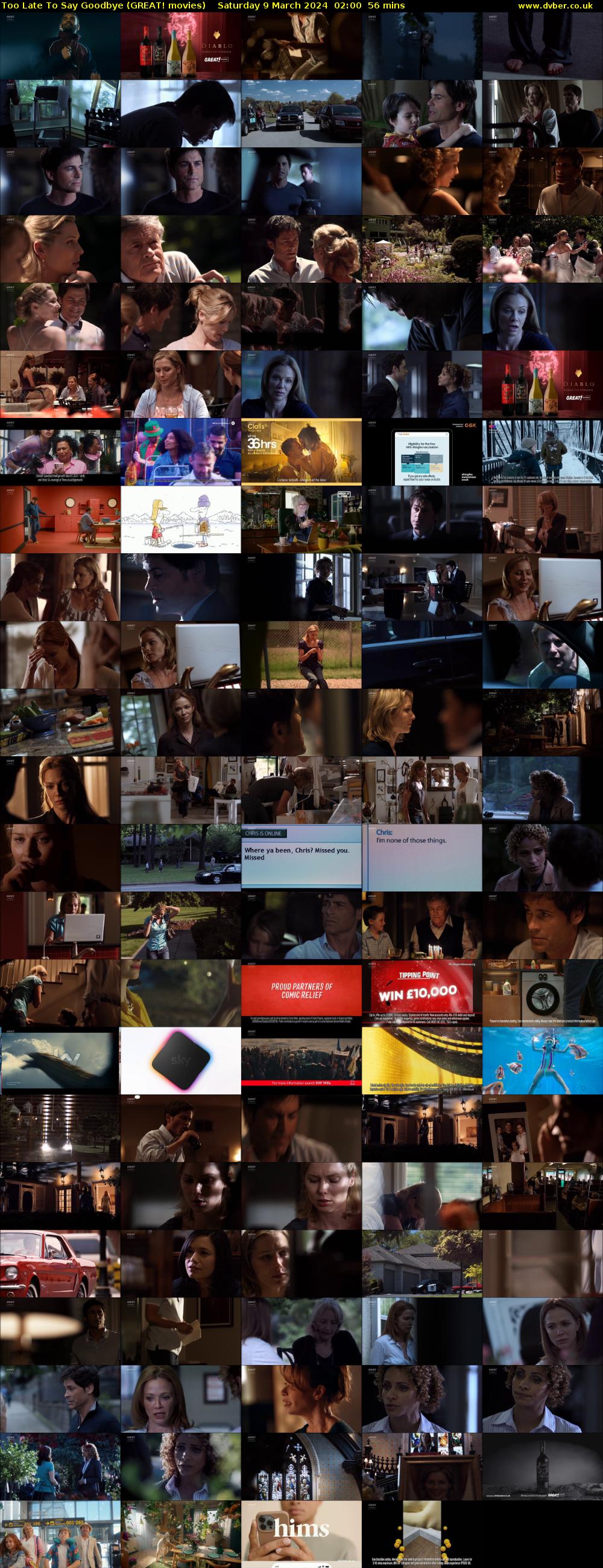 Too Late to Say Goodbye (GREAT! movies) Saturday 9 March 2024 02:00 - 02:56