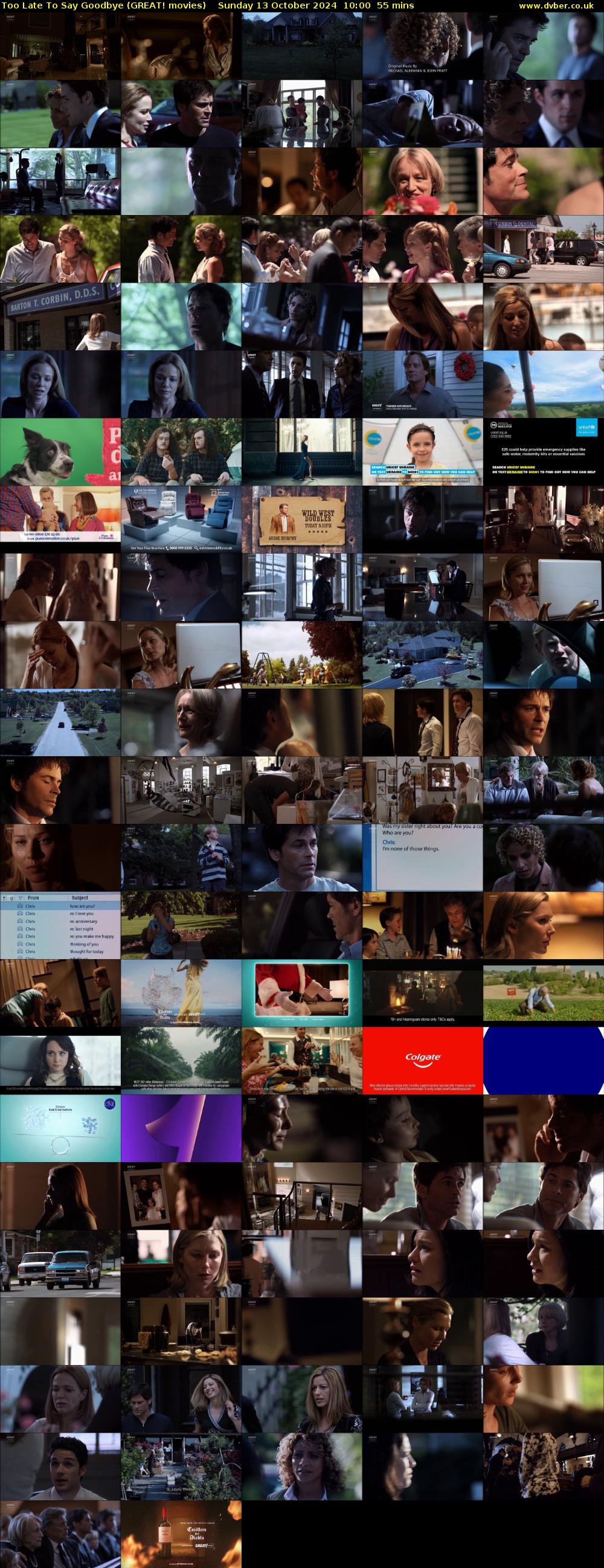 Too Late to Say Goodbye (GREAT! movies) Sunday 13 October 2024 10:00 - 10:55