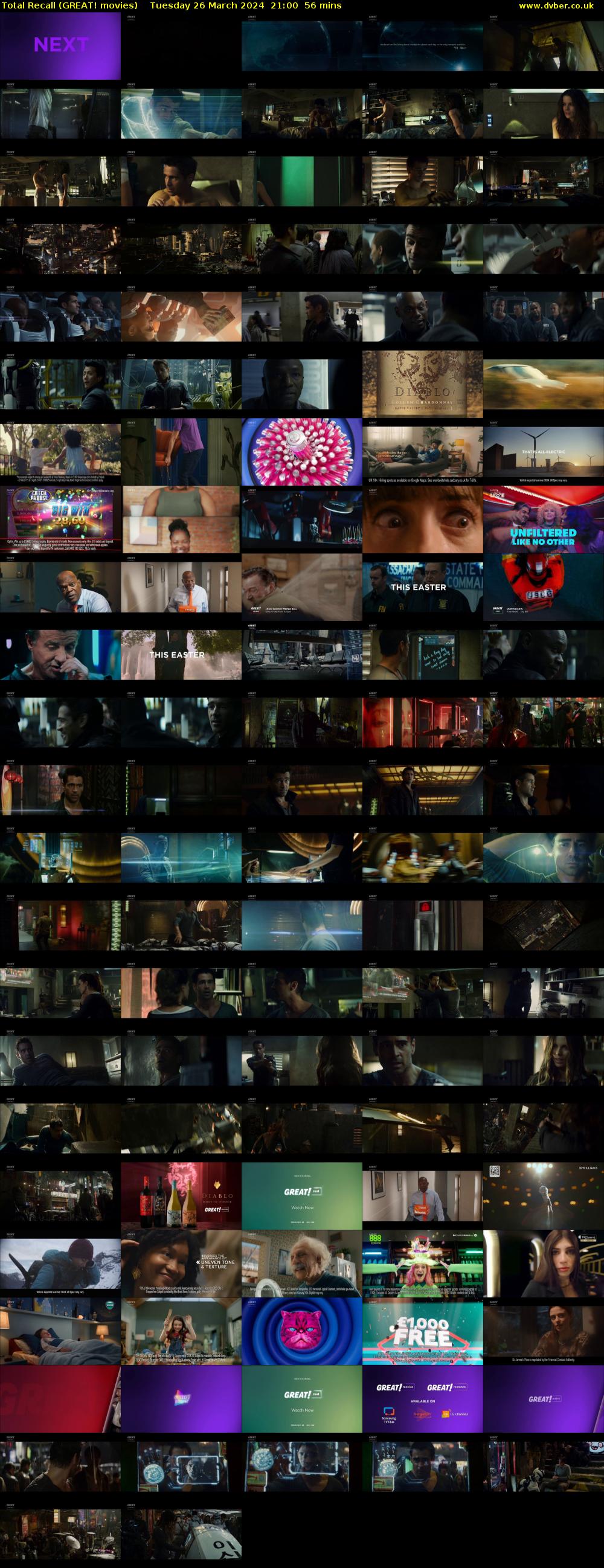 Total Recall (GREAT! movies) Tuesday 26 March 2024 21:00 - 21:56