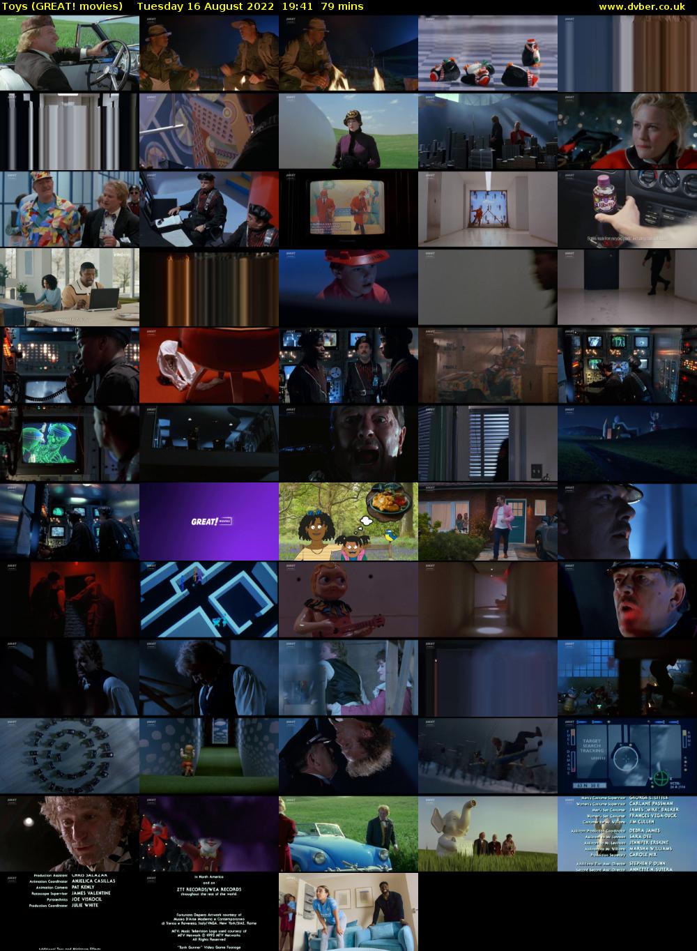 Toys (GREAT! movies) Tuesday 16 August 2022 19:41 - 21:00