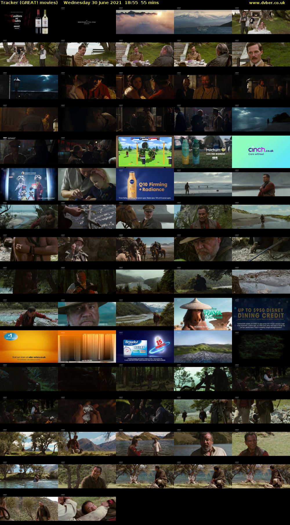 Tracker (GREAT! movies) Wednesday 30 June 2021 18:55 - 19:50