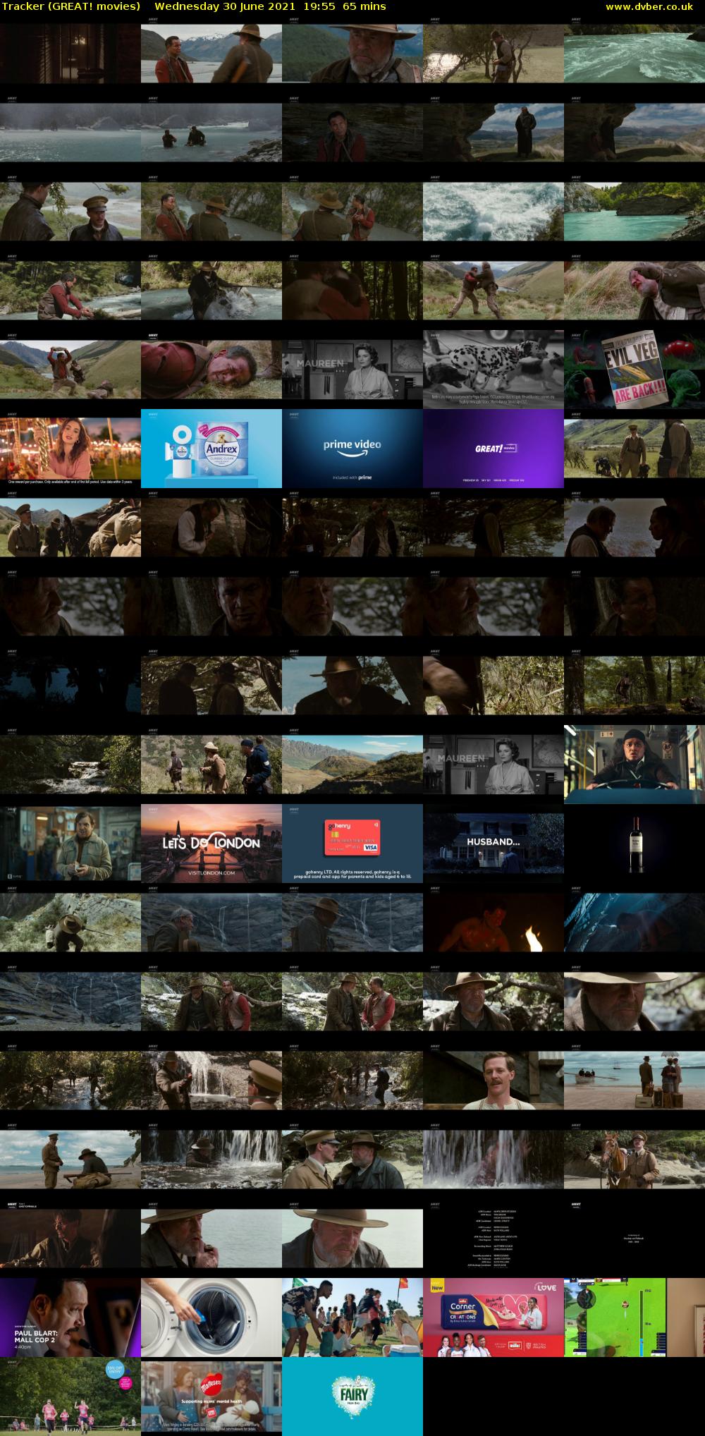Tracker (GREAT! movies) Wednesday 30 June 2021 19:55 - 21:00