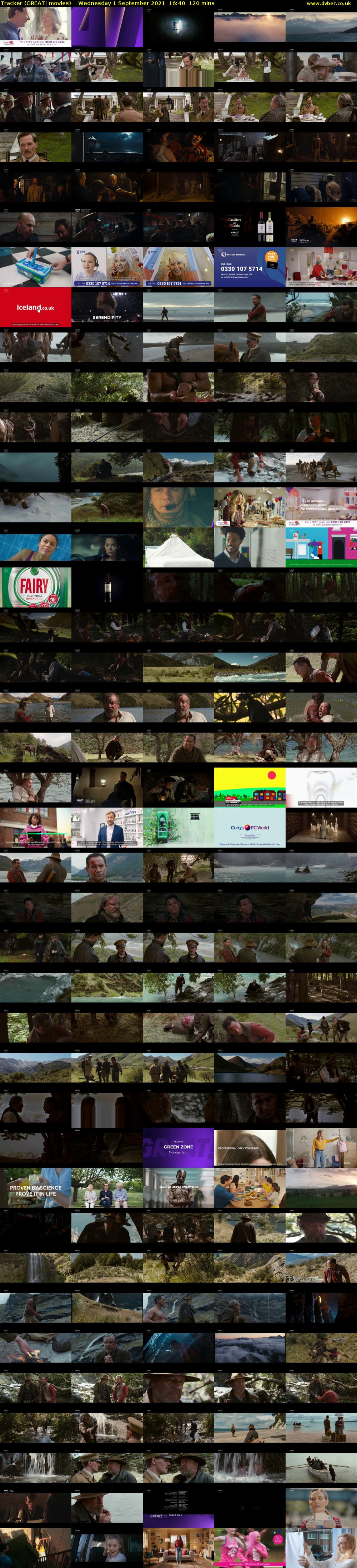 Tracker (GREAT! movies) Wednesday 1 September 2021 16:40 - 18:40
