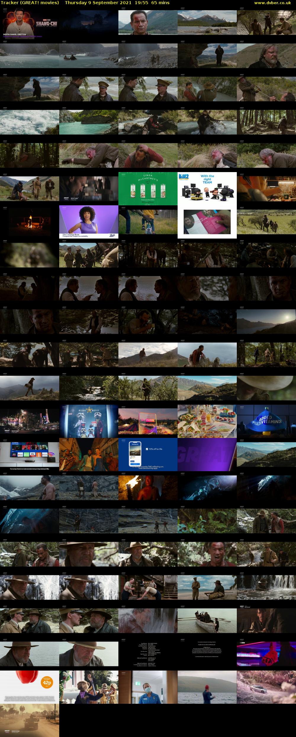 Tracker (GREAT! movies) Thursday 9 September 2021 19:55 - 21:00