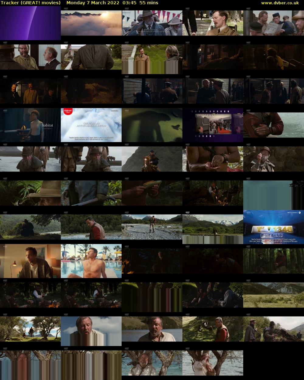 Tracker (GREAT! movies) Monday 7 March 2022 03:45 - 04:40