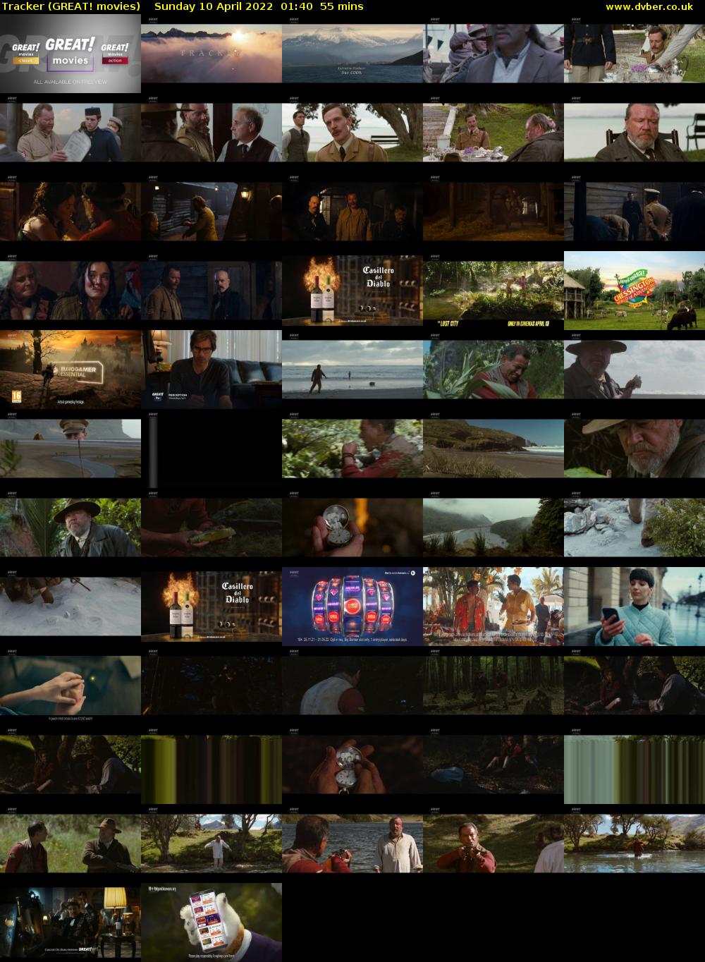 Tracker (GREAT! movies) Sunday 10 April 2022 01:40 - 02:35