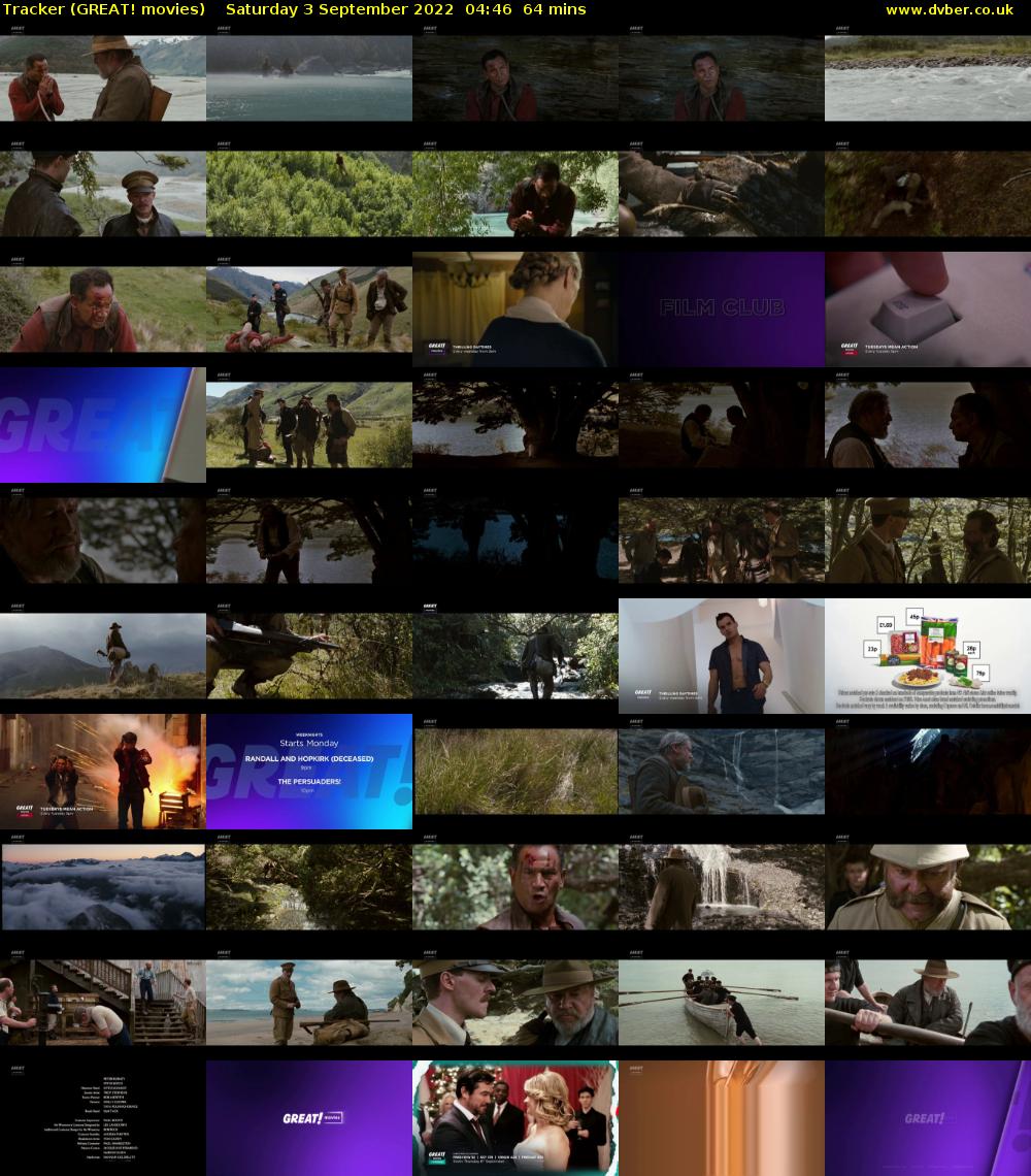 Tracker (GREAT! movies) Saturday 3 September 2022 04:46 - 05:50