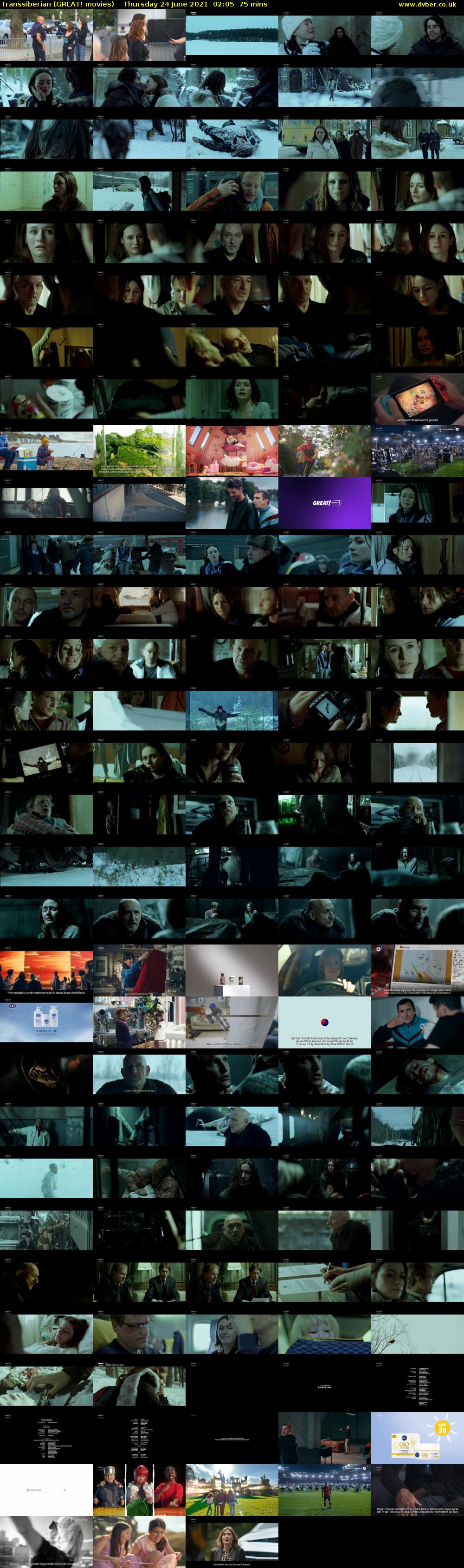 Transsiberian (GREAT! movies) Thursday 24 June 2021 02:05 - 03:20