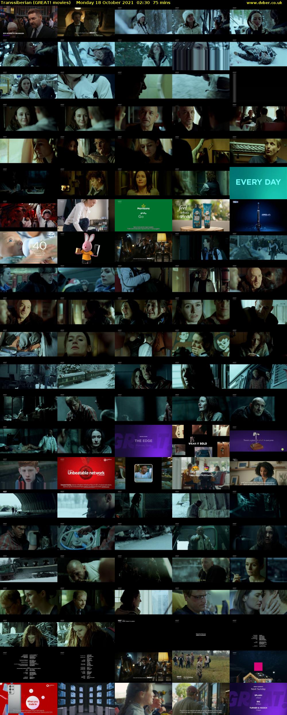Transsiberian (GREAT! movies) Monday 18 October 2021 02:30 - 03:45