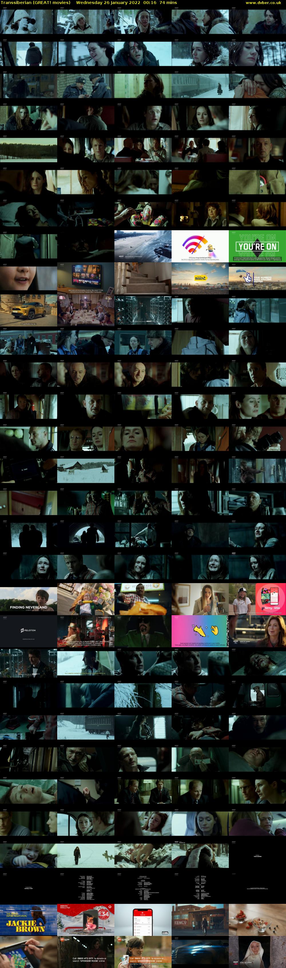 Transsiberian (GREAT! movies) Wednesday 26 January 2022 00:16 - 01:30