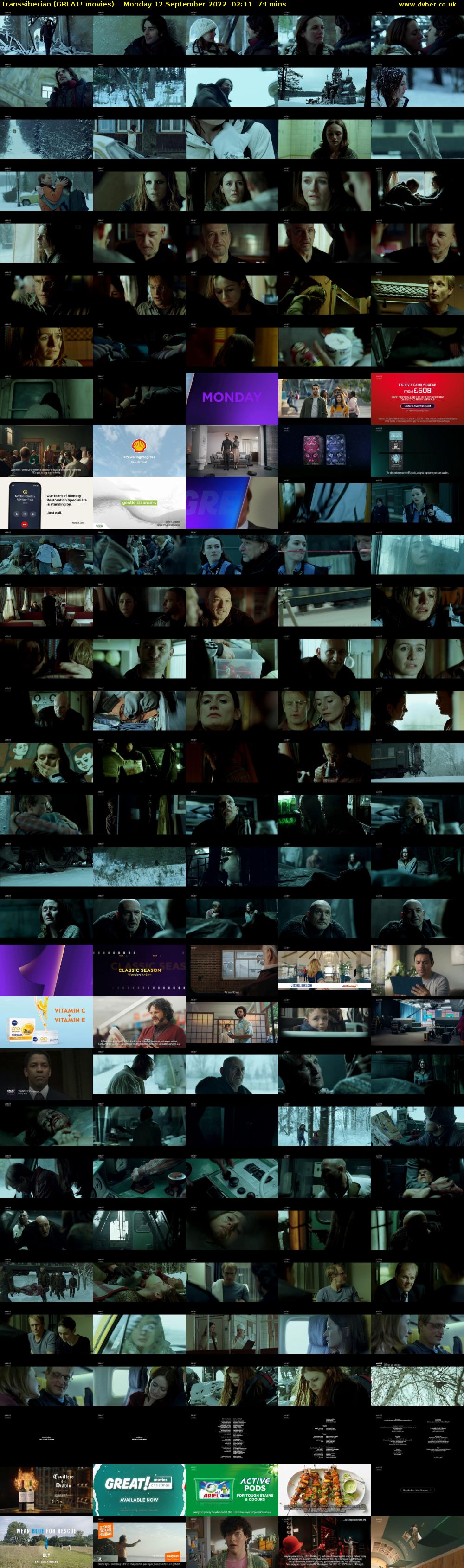 Transsiberian (GREAT! movies) Monday 12 September 2022 02:11 - 03:25
