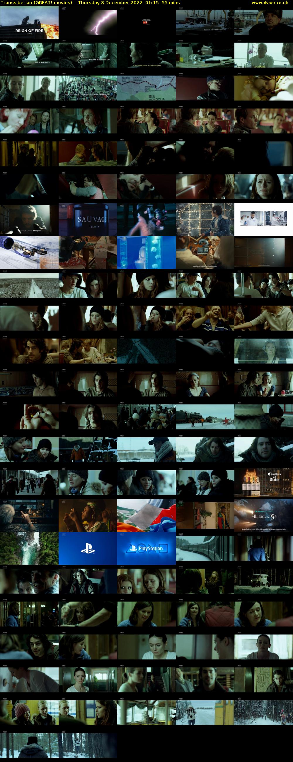 Transsiberian (GREAT! movies) Thursday 8 December 2022 01:15 - 02:10