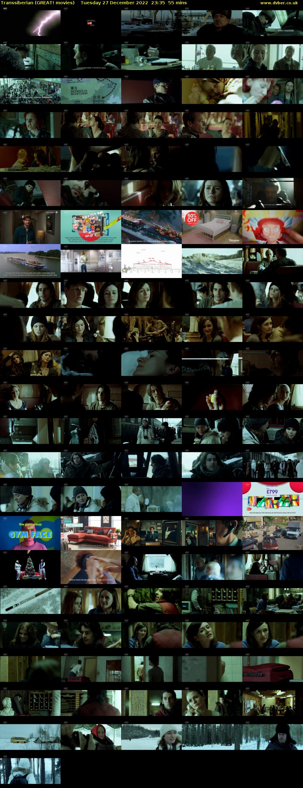 Transsiberian (GREAT! movies) Tuesday 27 December 2022 23:35 - 00:30