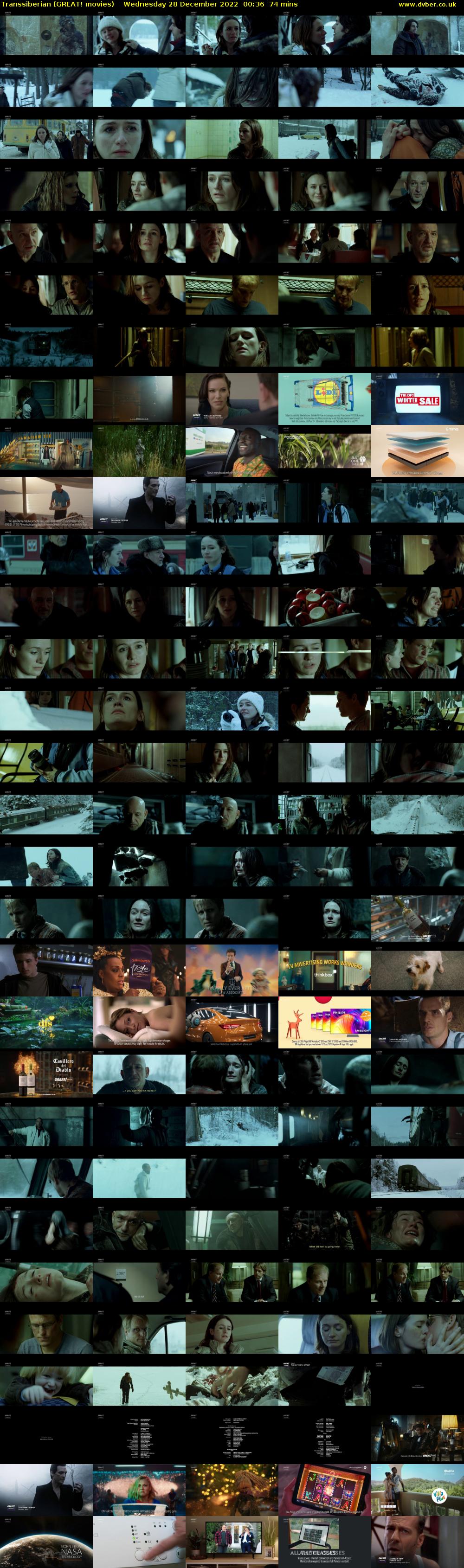 Transsiberian (GREAT! movies) Wednesday 28 December 2022 00:36 - 01:50