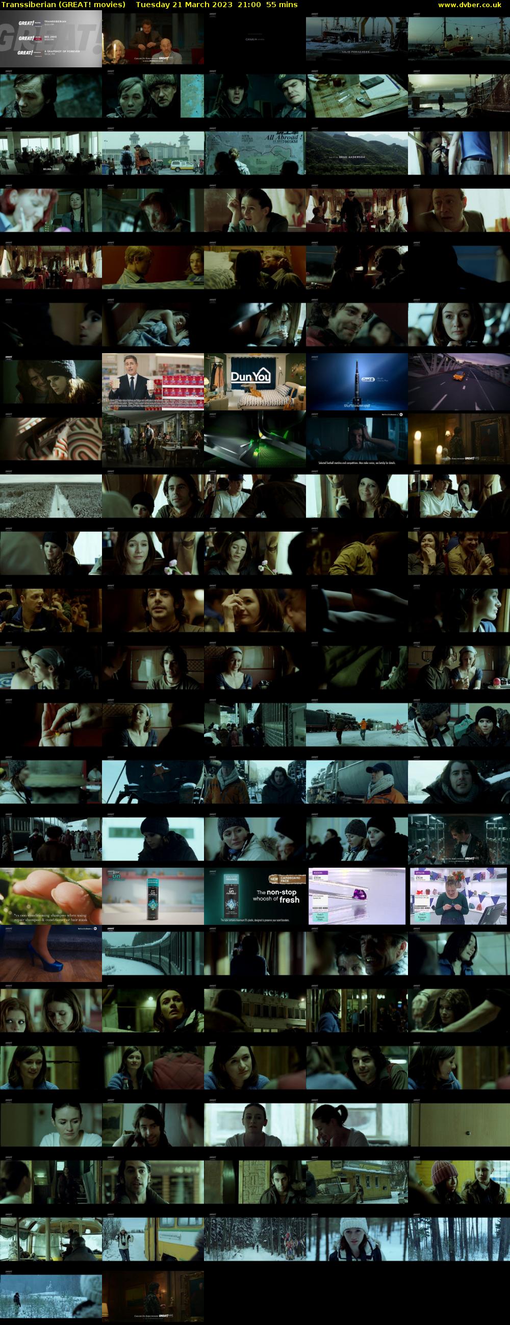 Transsiberian (GREAT! movies) Tuesday 21 March 2023 21:00 - 21:55