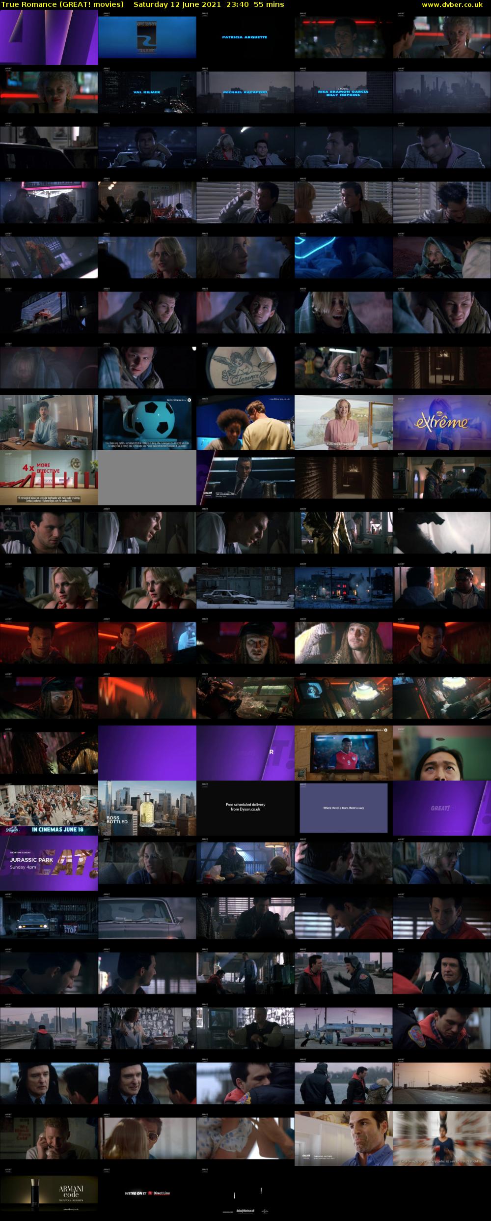 True Romance (GREAT! movies) Saturday 12 June 2021 23:40 - 00:35