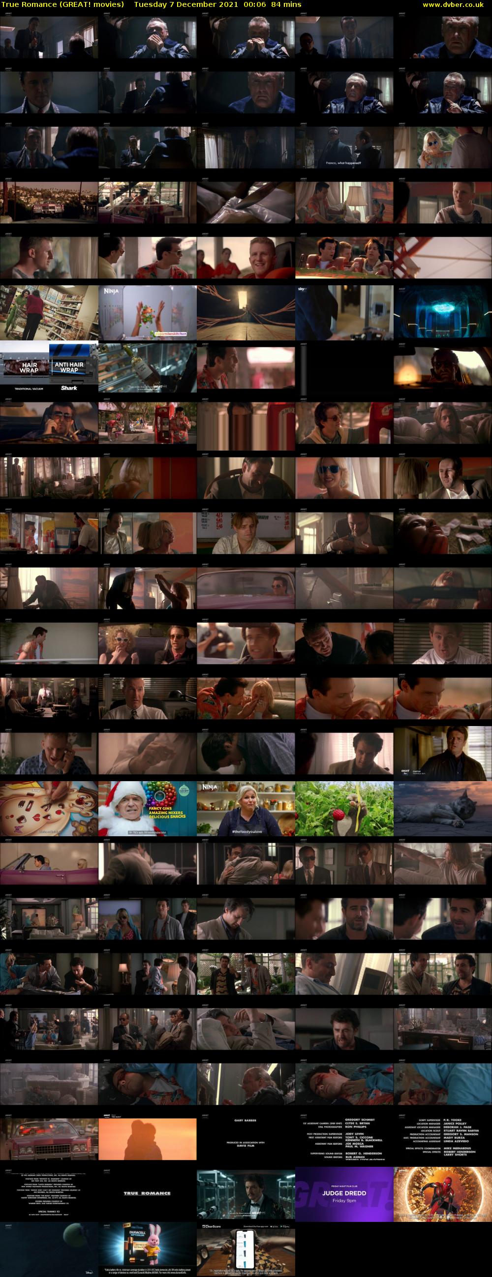True Romance (GREAT! movies) Tuesday 7 December 2021 00:06 - 01:30